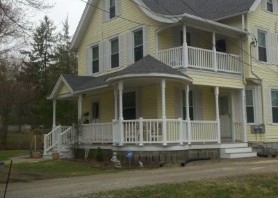 front porch railing replacement